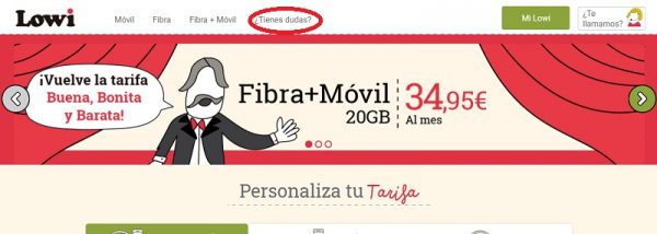 Teléfono Lowi